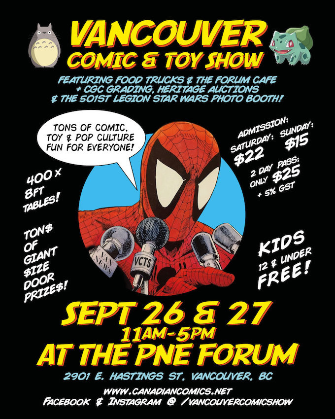Vancouver Comic & Toy Show September 2026